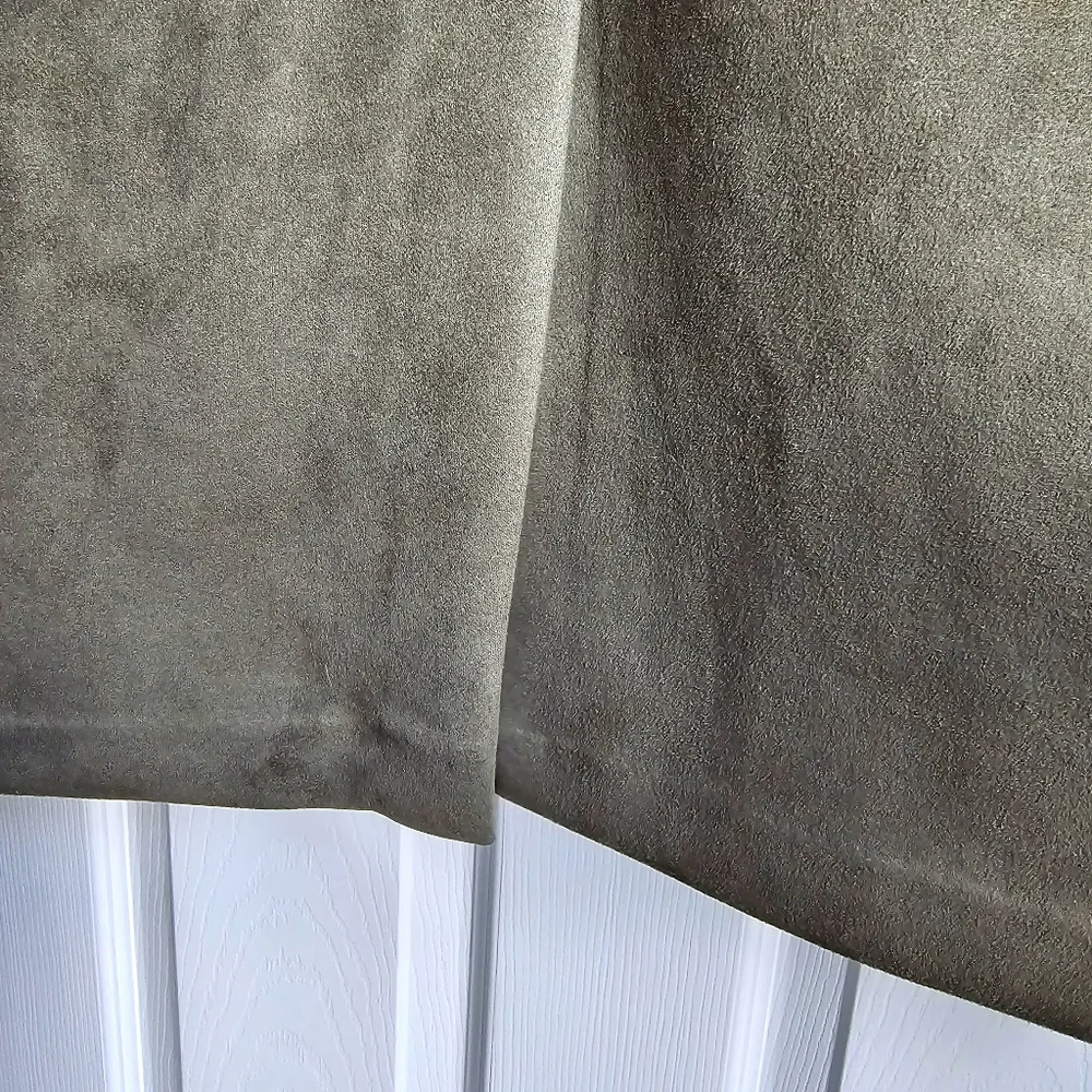 🌷Vegan suede Car Coat in Ivy green - Picture 7 of 13